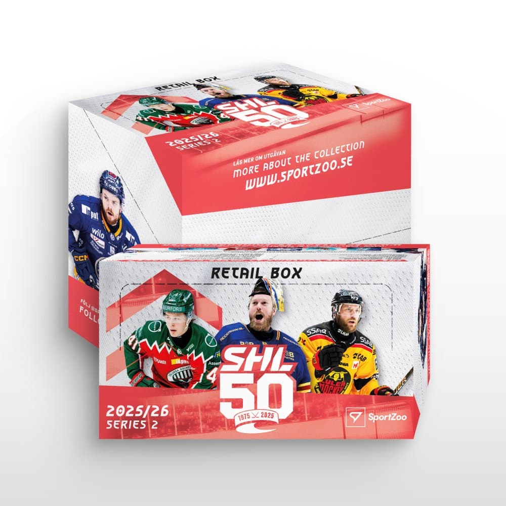 Retail-box – Hockeykort SportZoo SHL 2025/26 - Serie 2