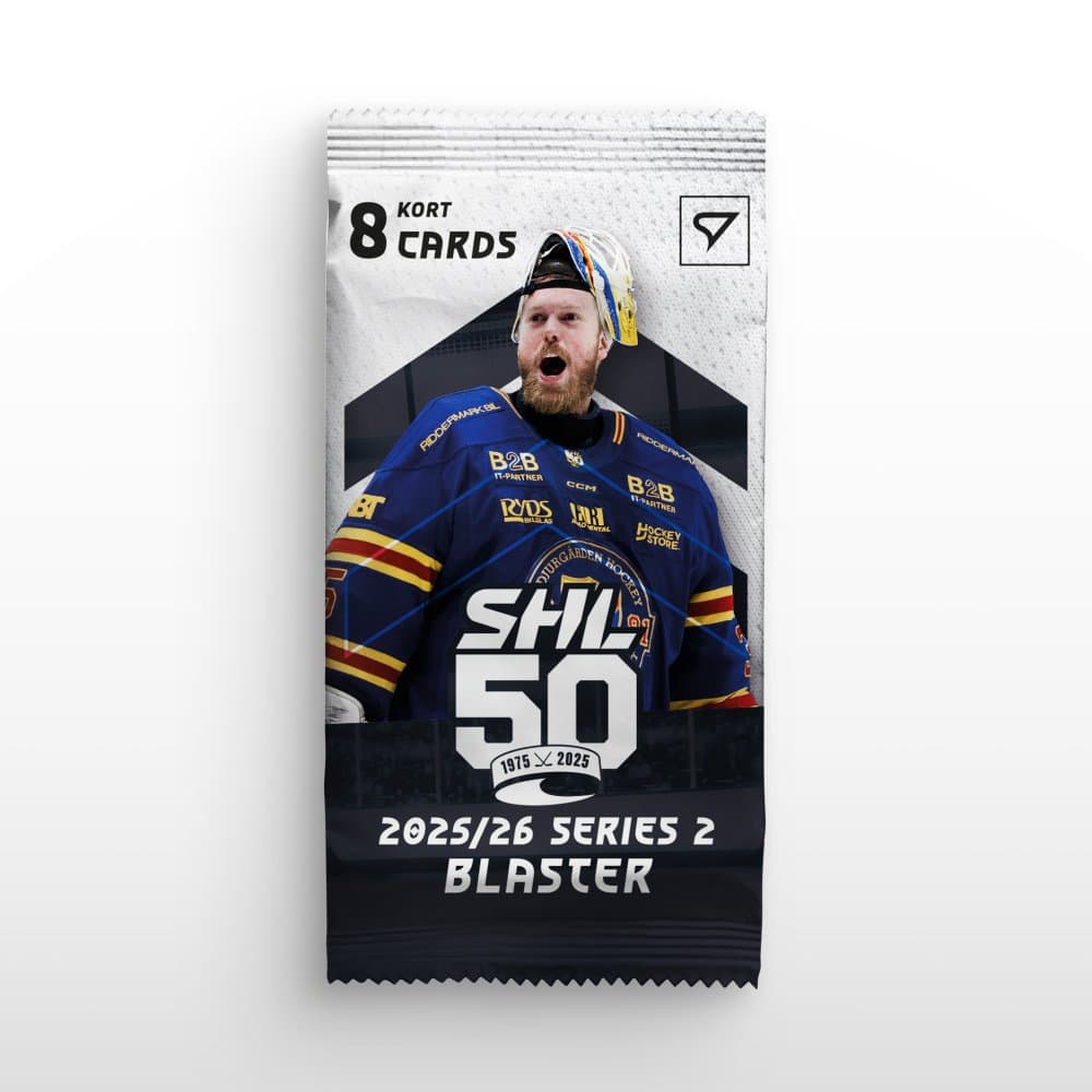 Blaster-paket – Hockeykort SportZoo SHL 2025/26 - Serie 2